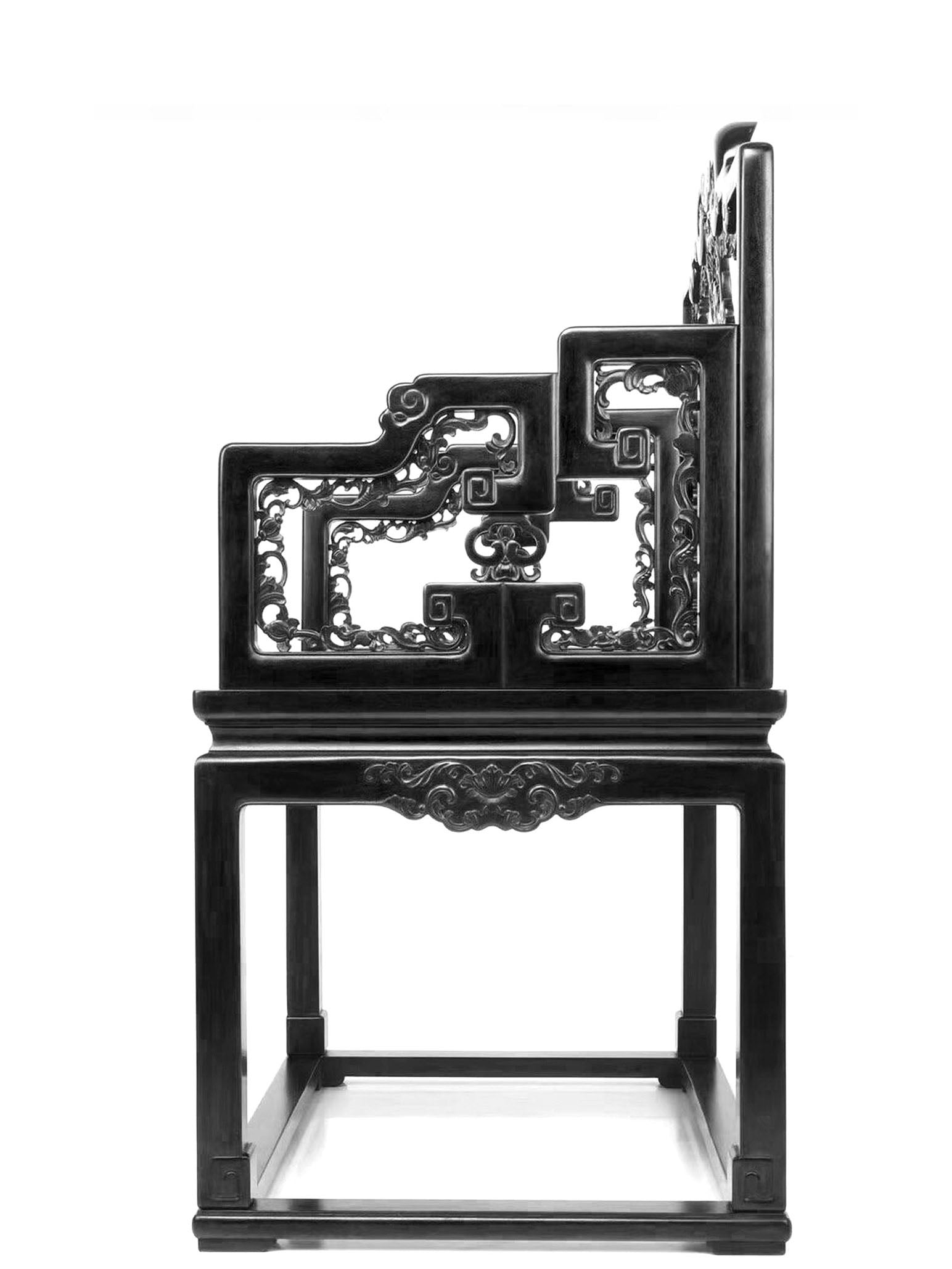 Passionflower Pattern Armchair