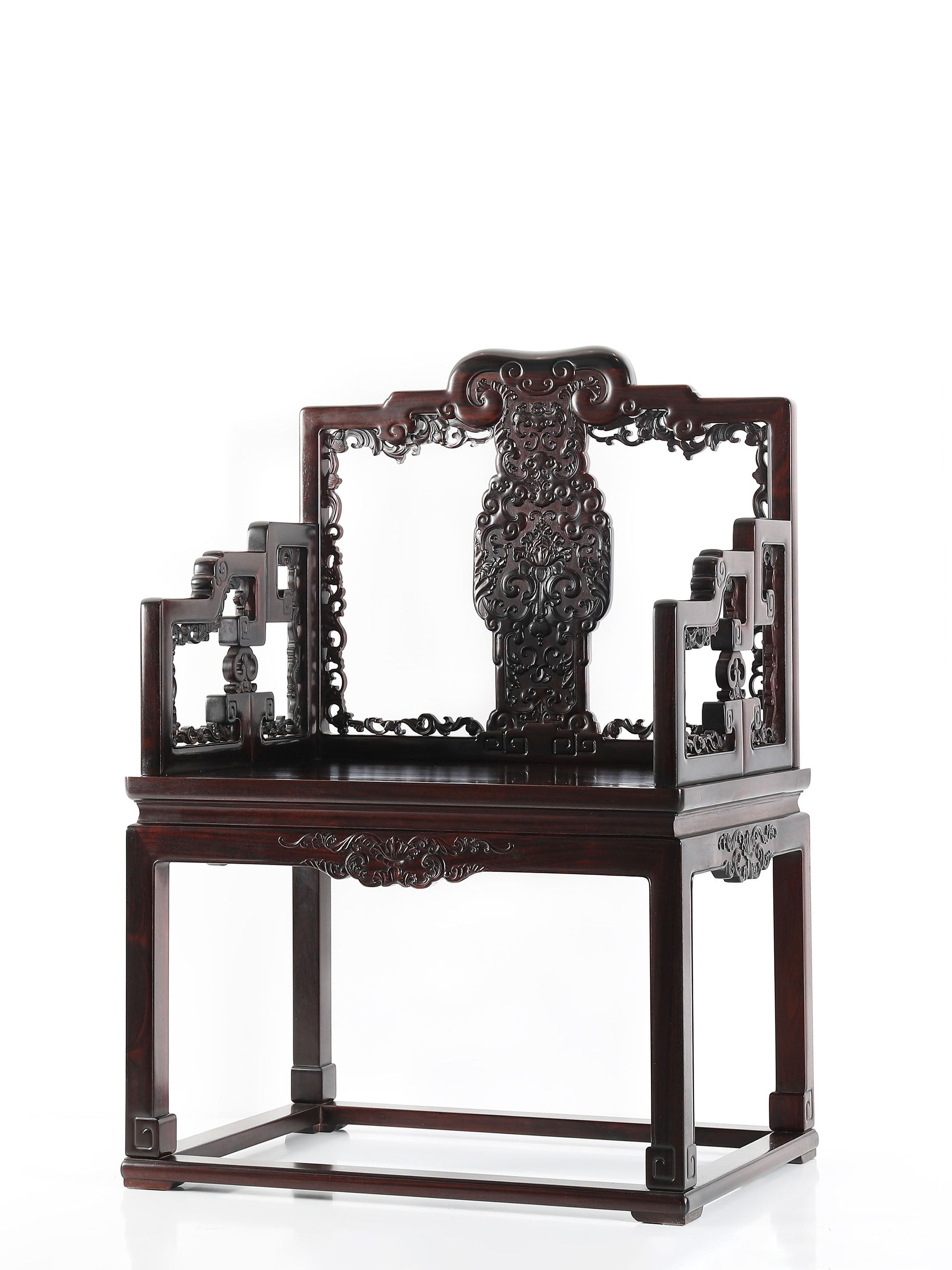 Passionflower Pattern Armchair