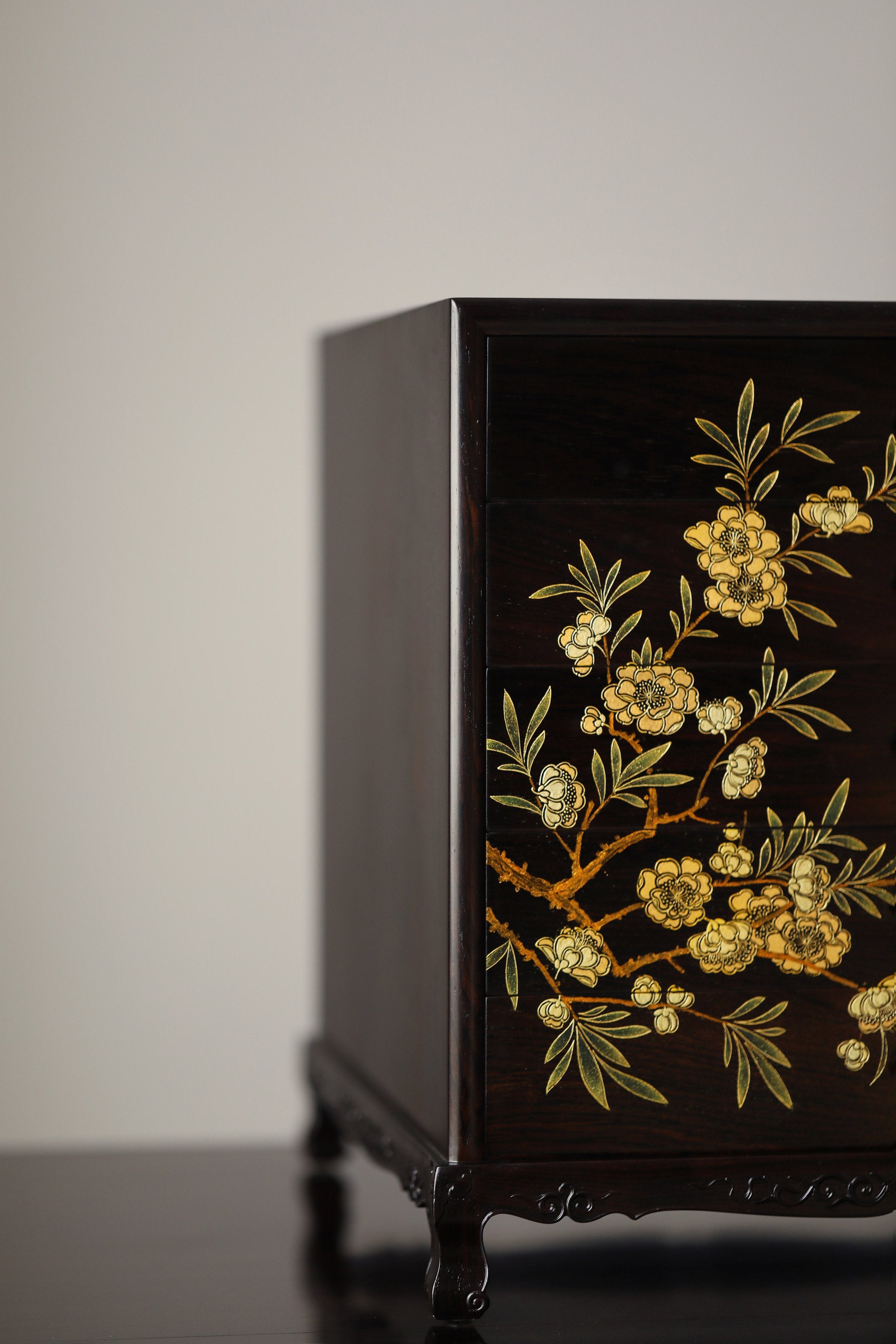 堆金喜上眉梢/富贵吉祥案上五斗茶边柜