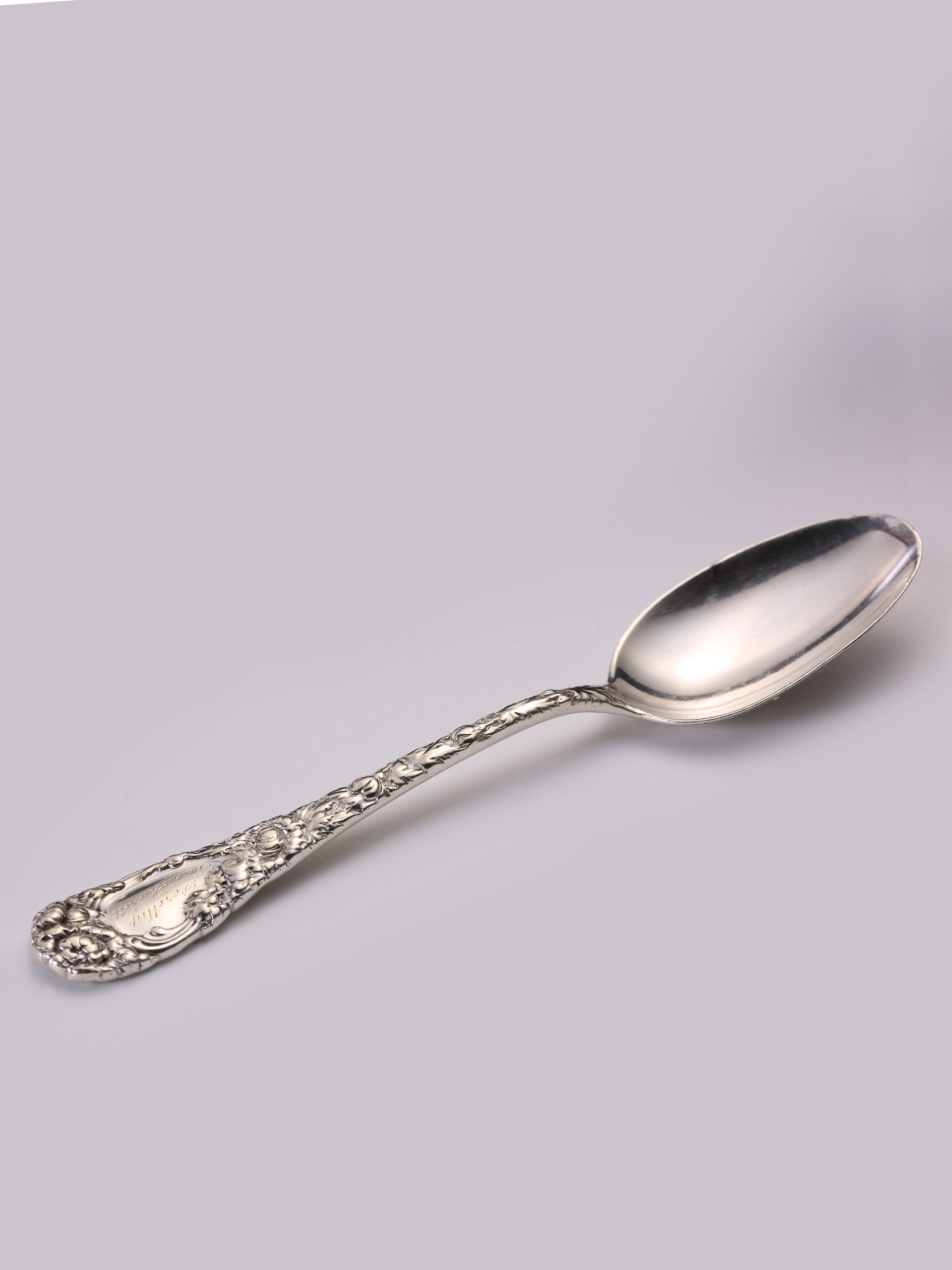Western sterling silver teaspoon