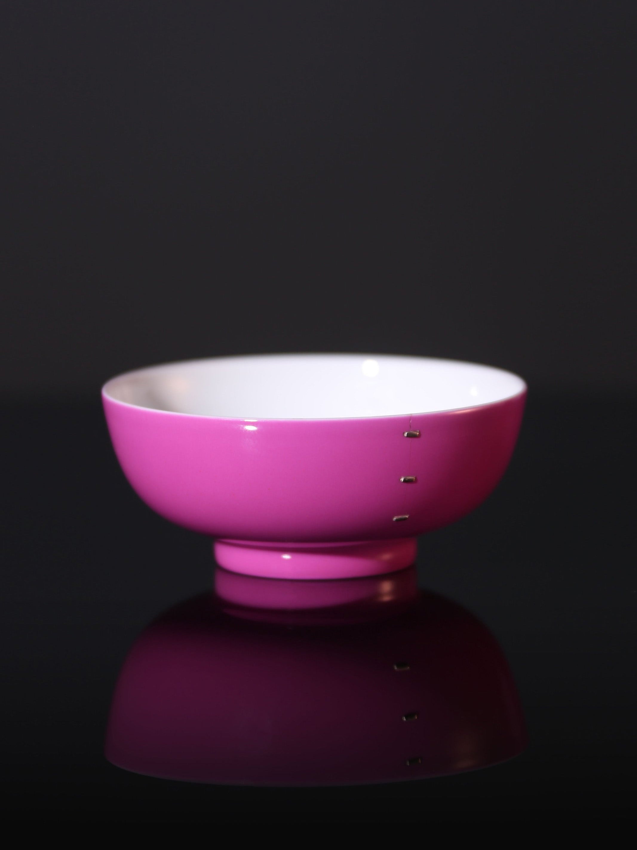 Carmine Red Glaze Palace Bowl
