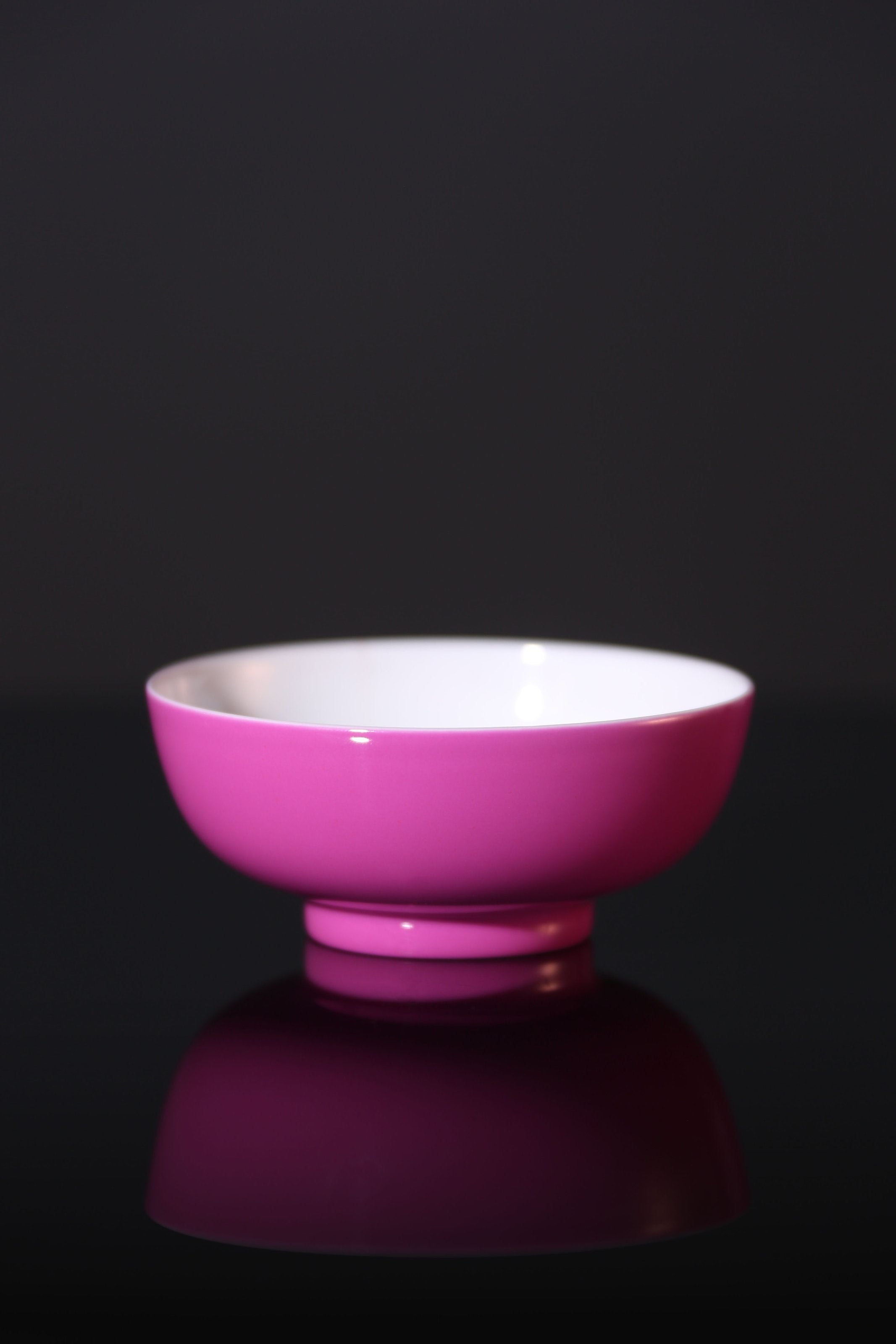 Carmine Red Glaze Palace Bowl