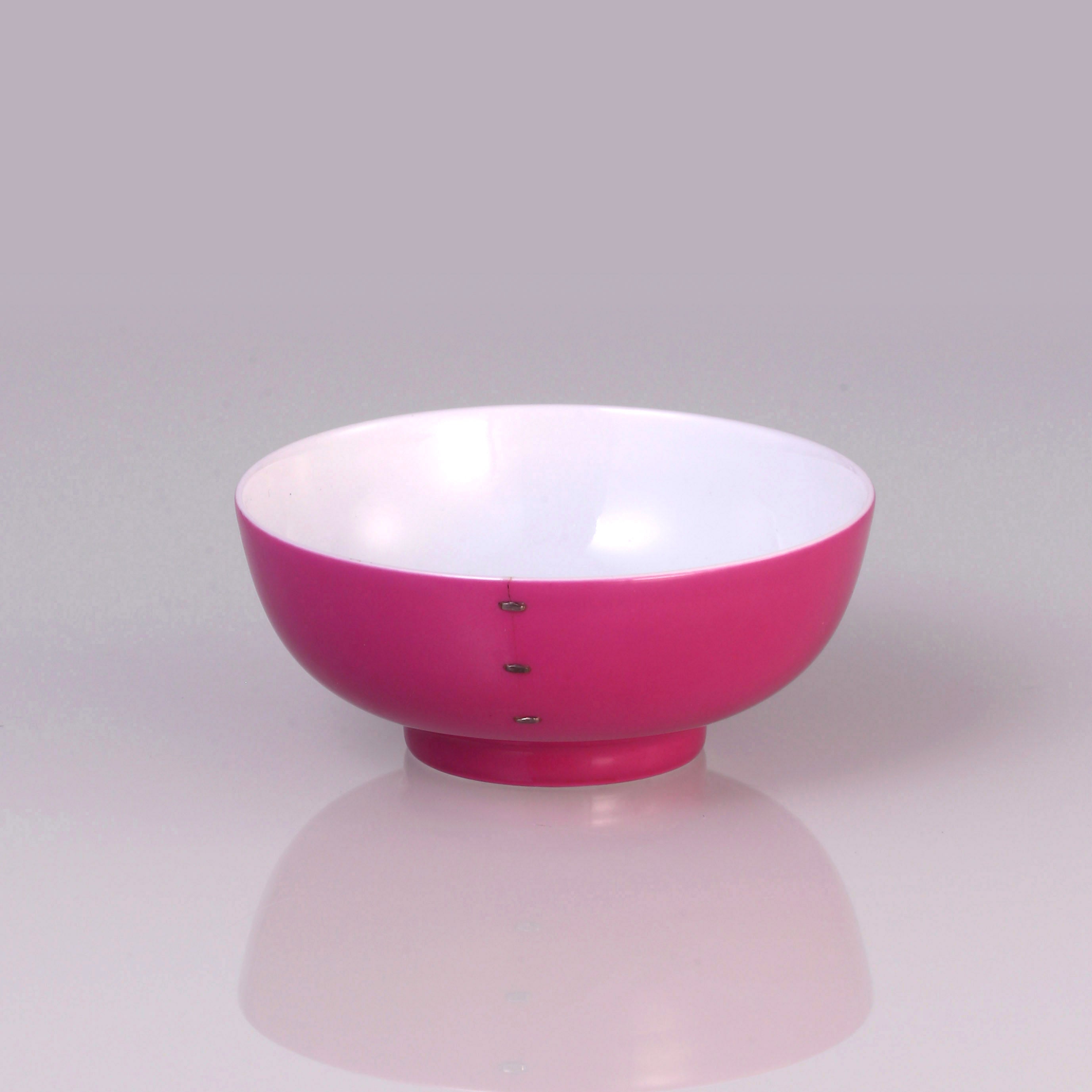Carmine Red Glaze Palace Bowl
