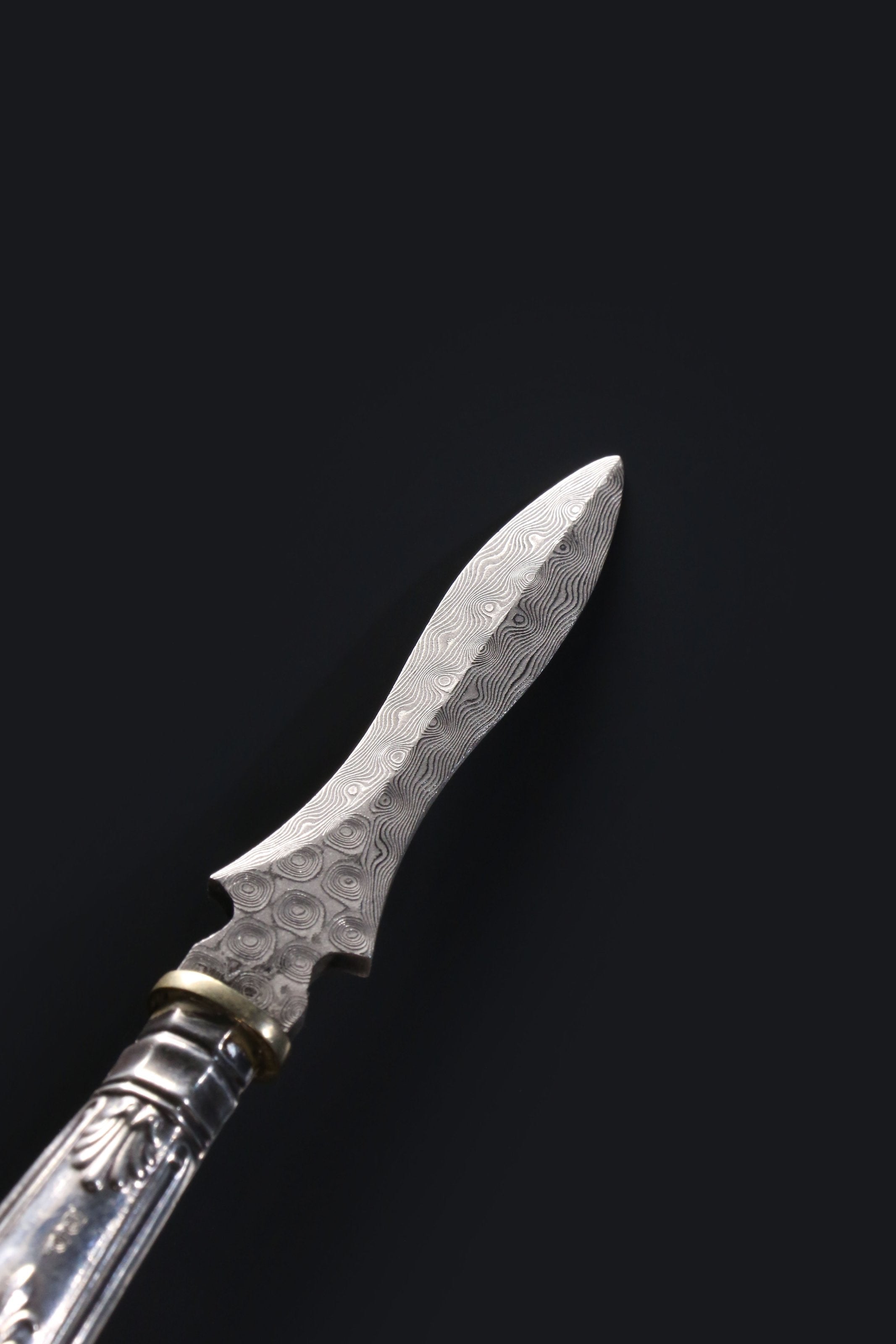 英国19世纪银茶刀