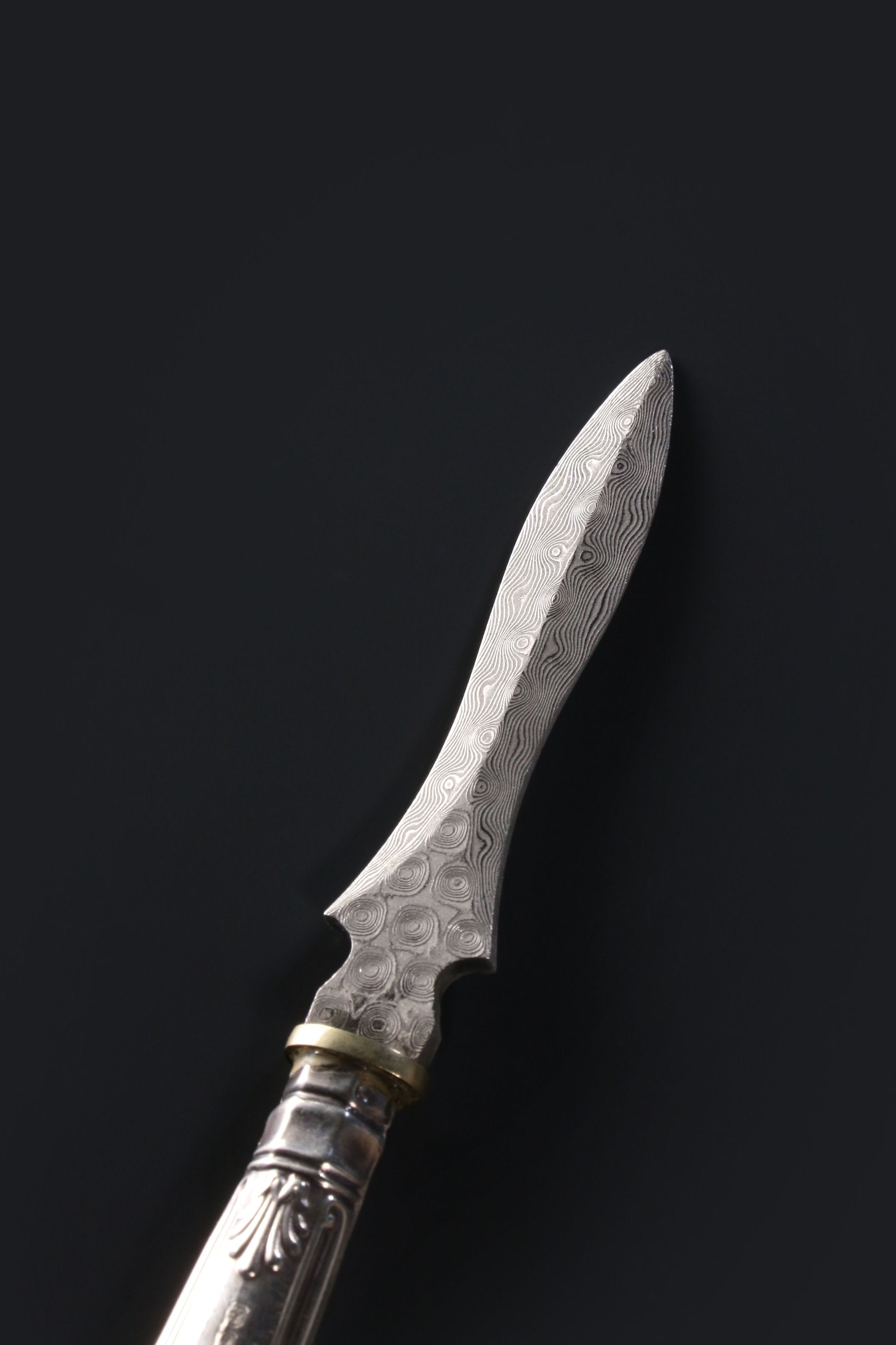 英国19世纪银茶刀