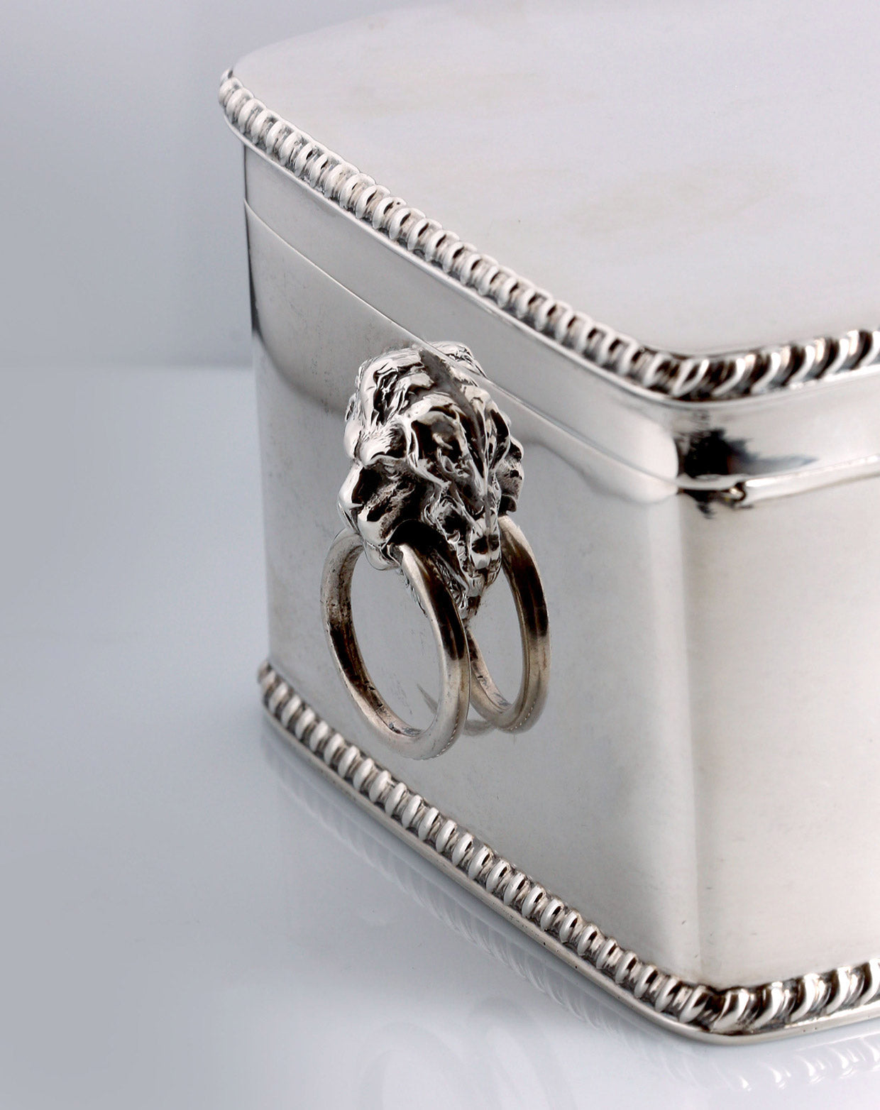 1927年英國銀製茶葉盒