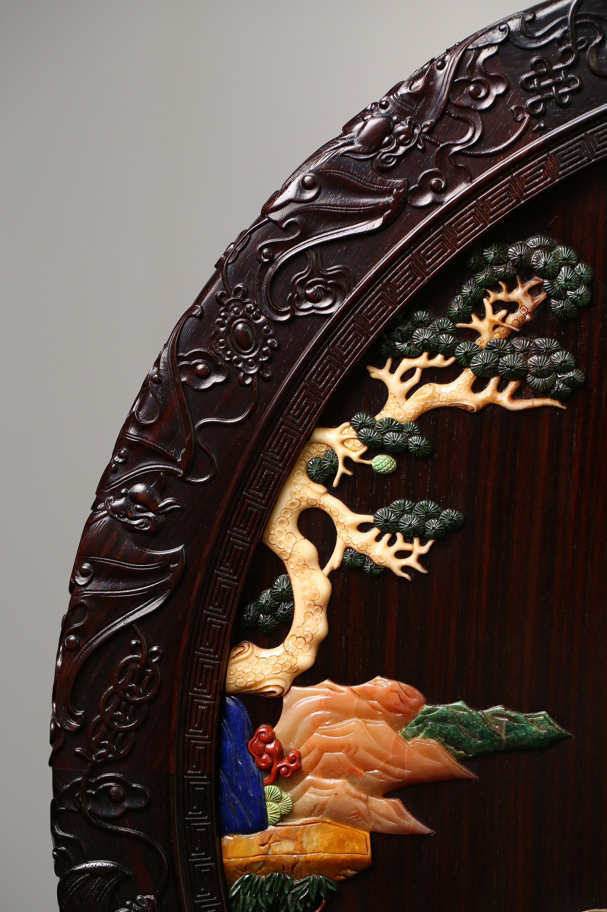 太平有象百宝座屏