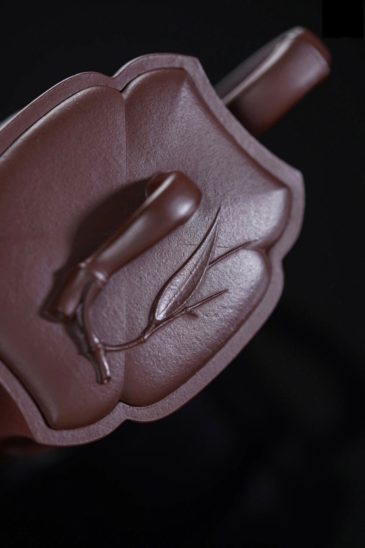 Chen Kai's Distant Mountain Purple-Red Clay Teapot