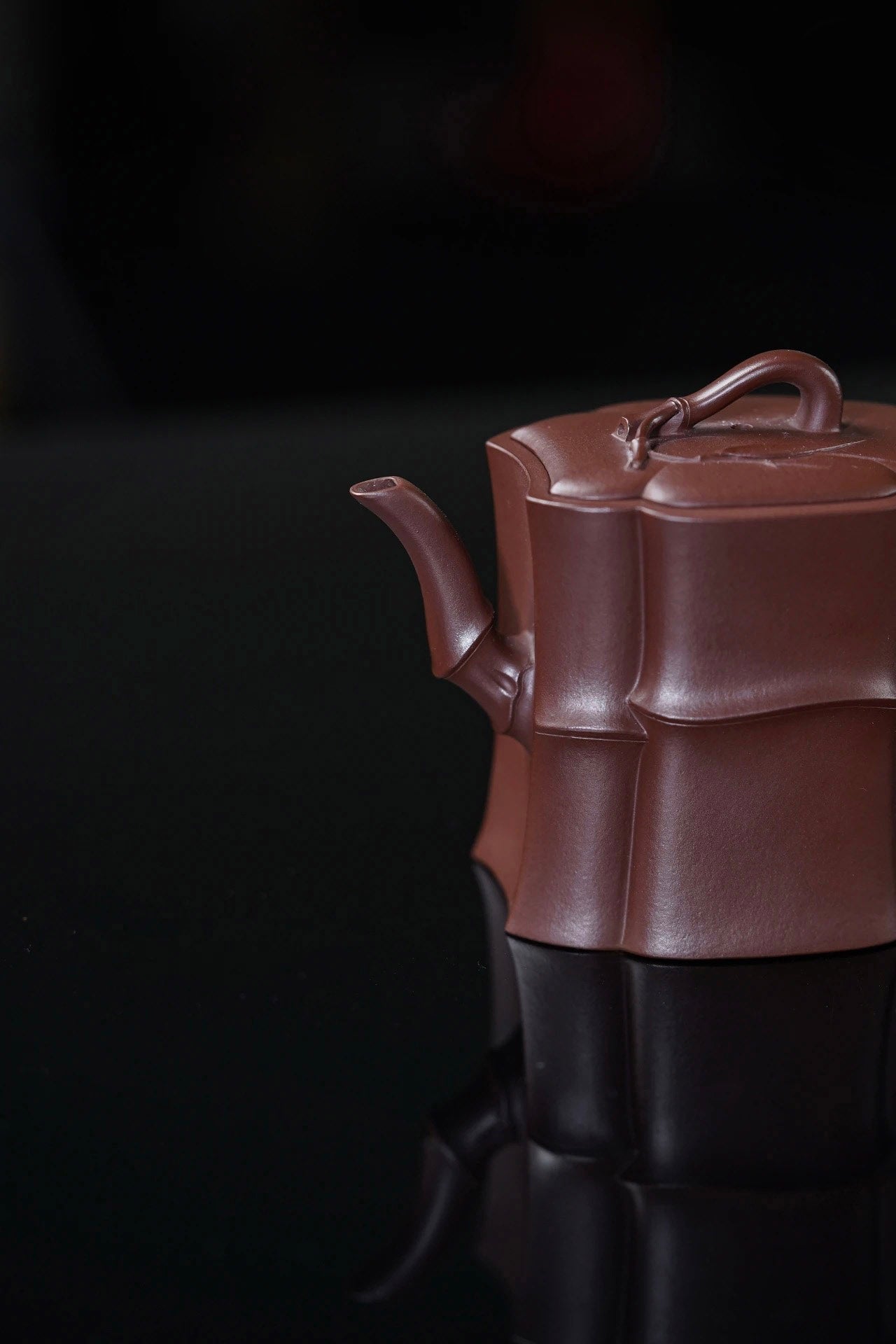 Chen Kai's Distant Mountain Purple-Red Clay Teapot