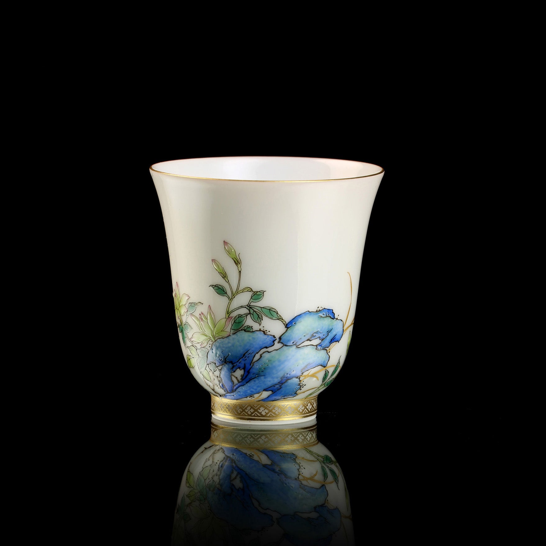 玉兰花盖碗/茗杯