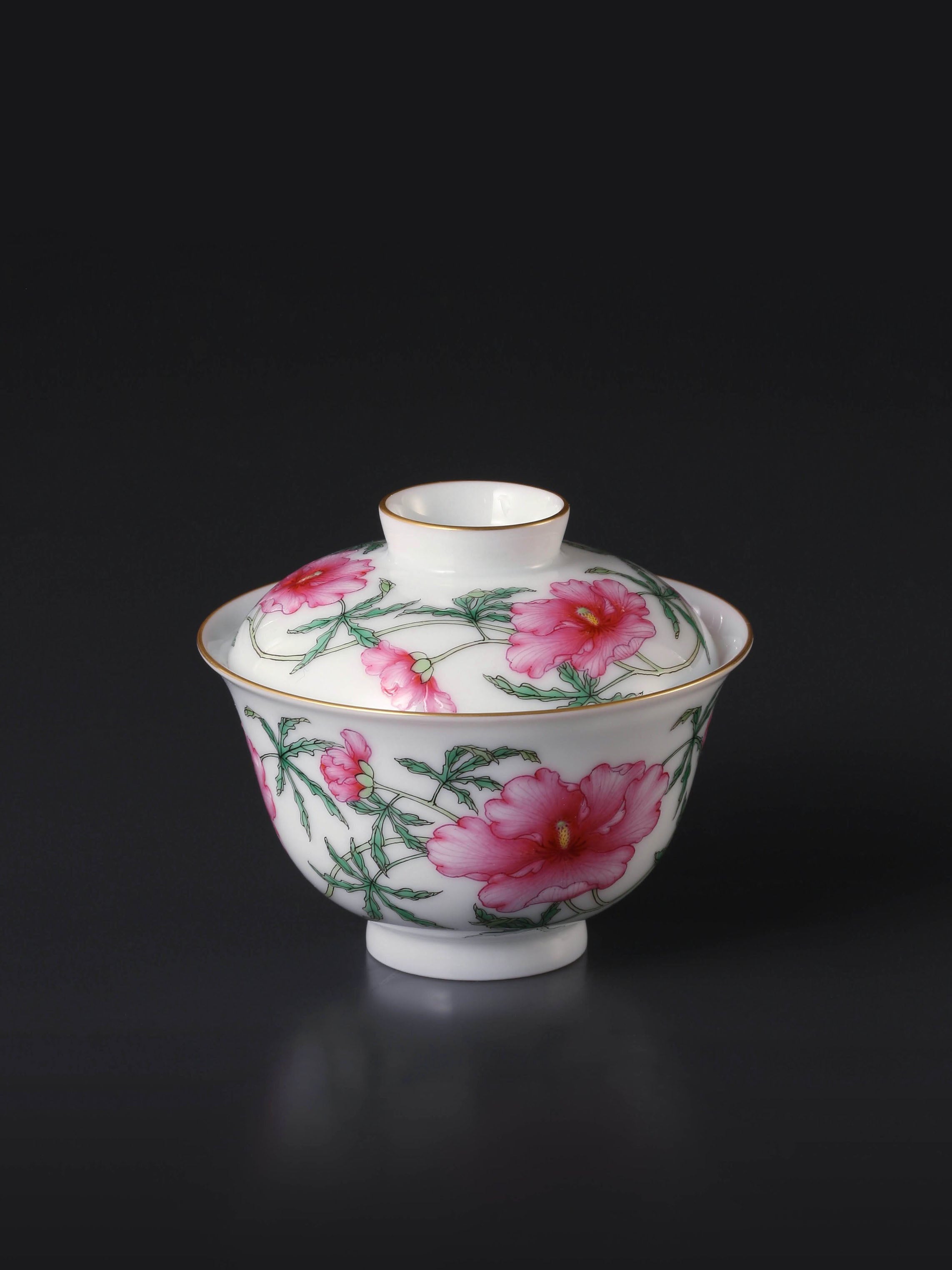 Rose of Sharon Gaiwan(lidded bowl)