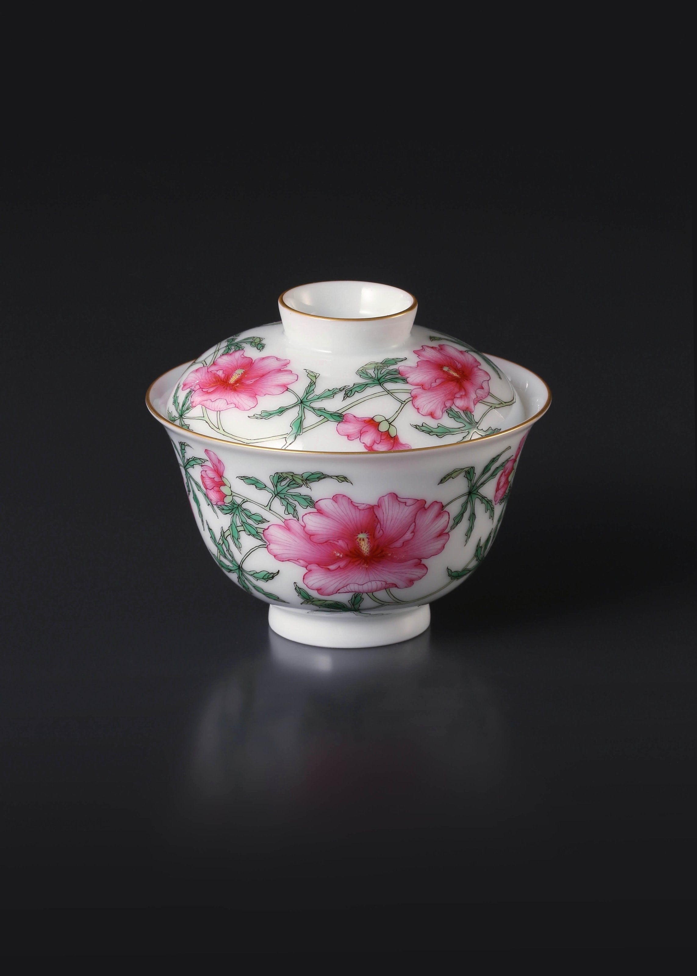 Rose of Sharon Gaiwan(lidded bowl)