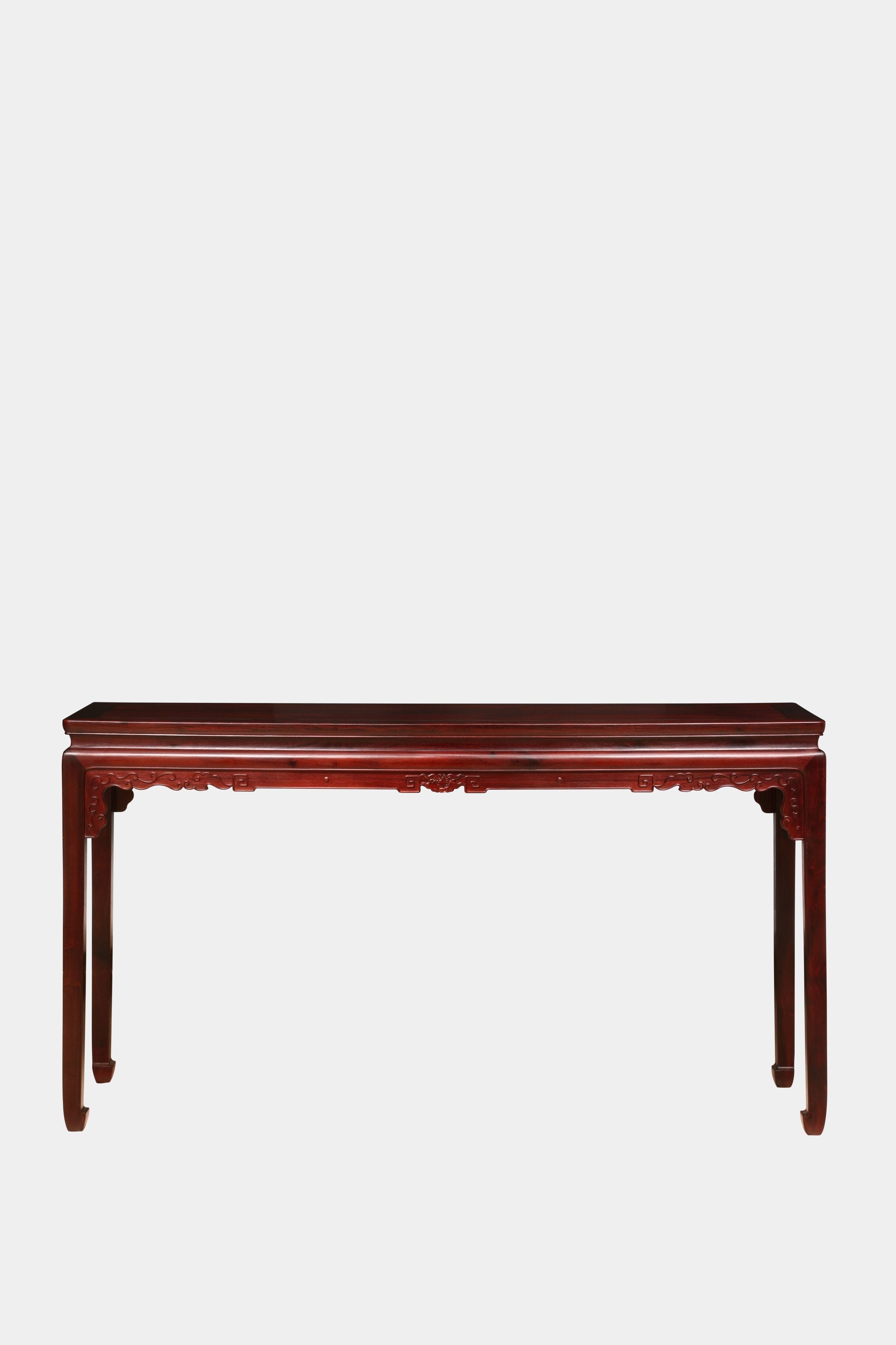 云水纹回纹条案