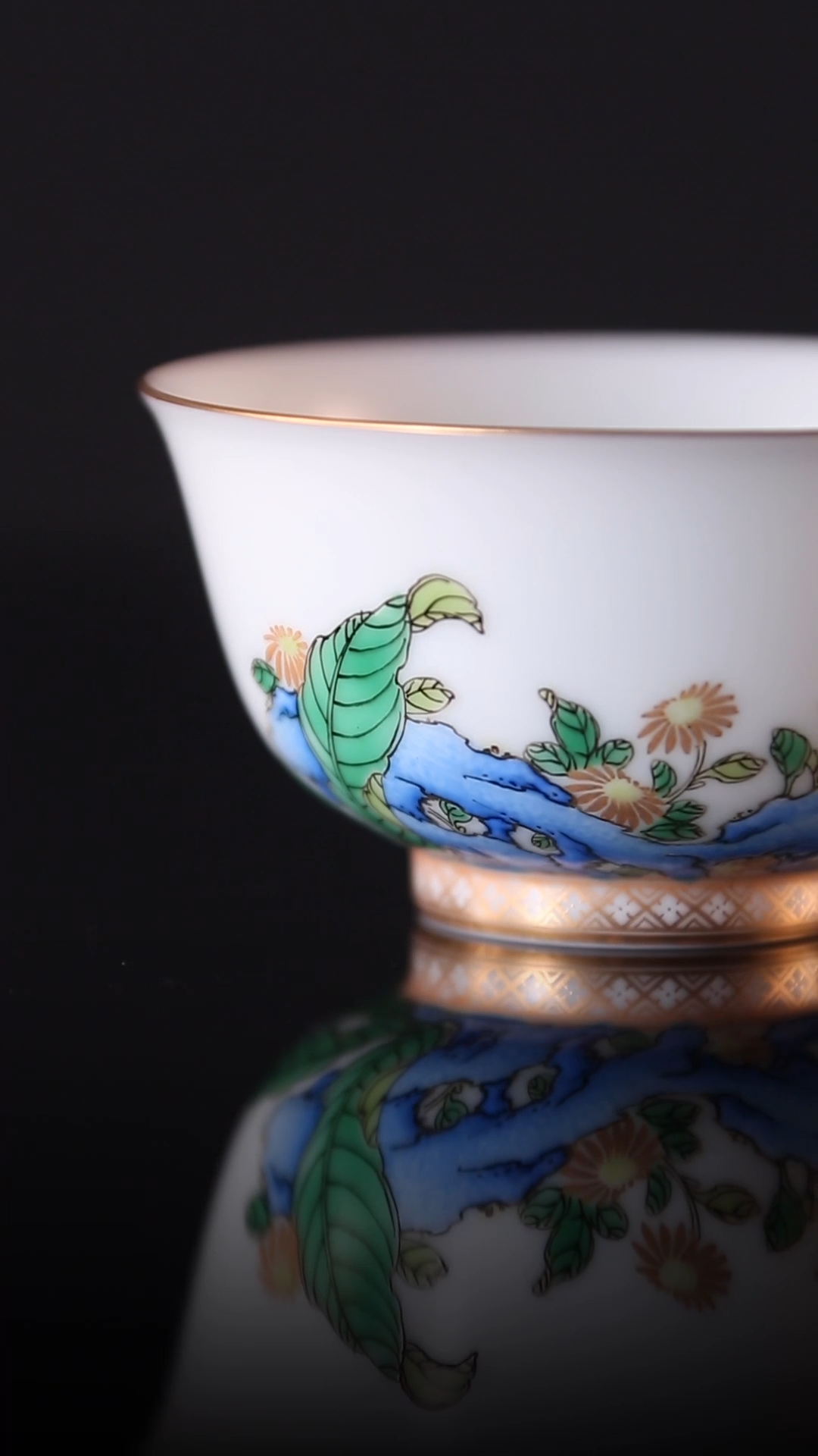 玉簪花盖碗/茗杯