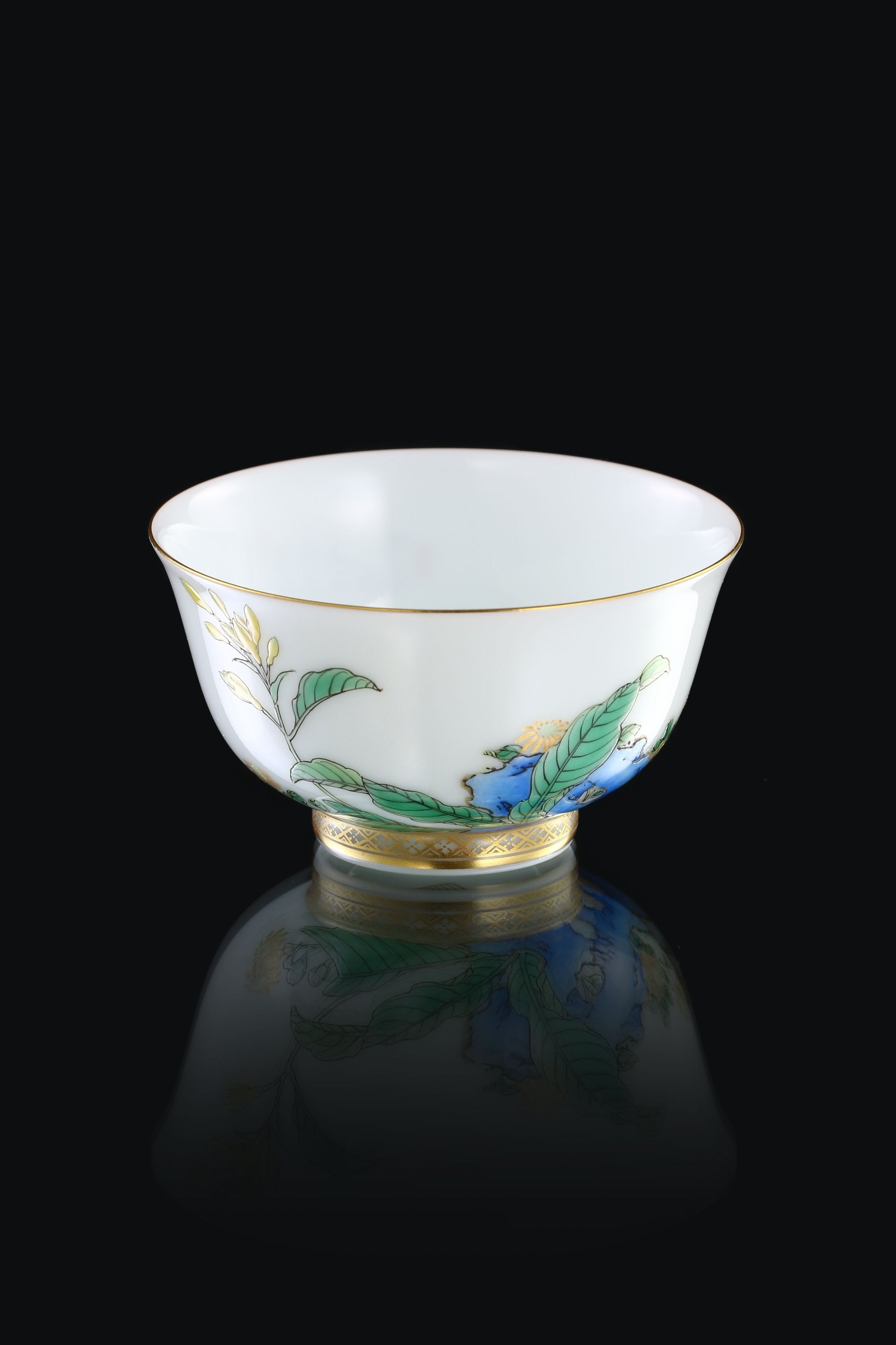 玉簪花盖碗/茗杯