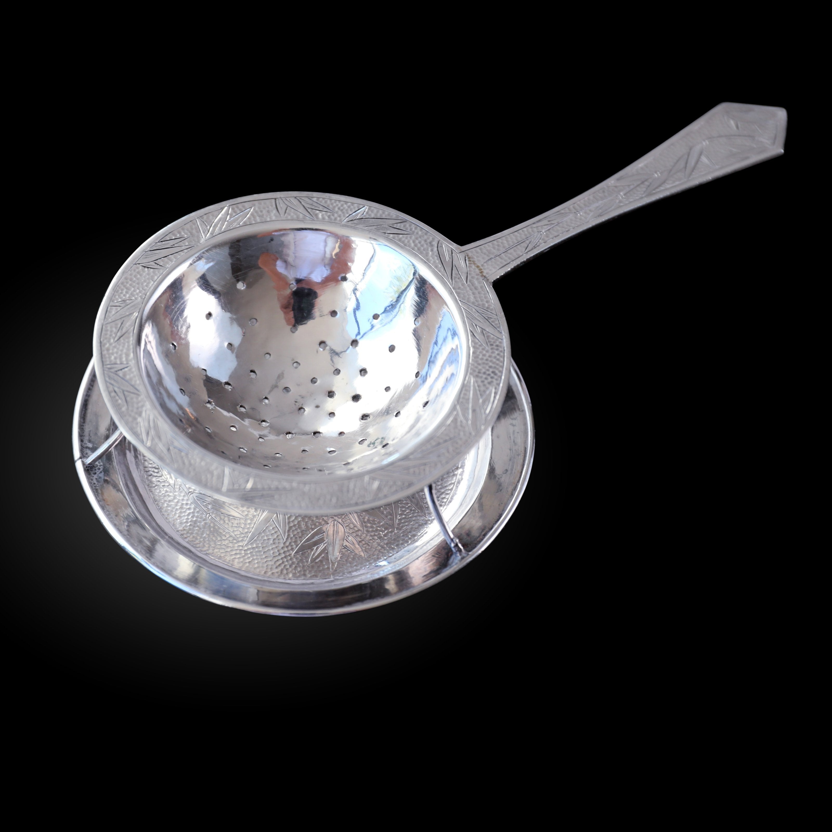 中国纯银茶漏