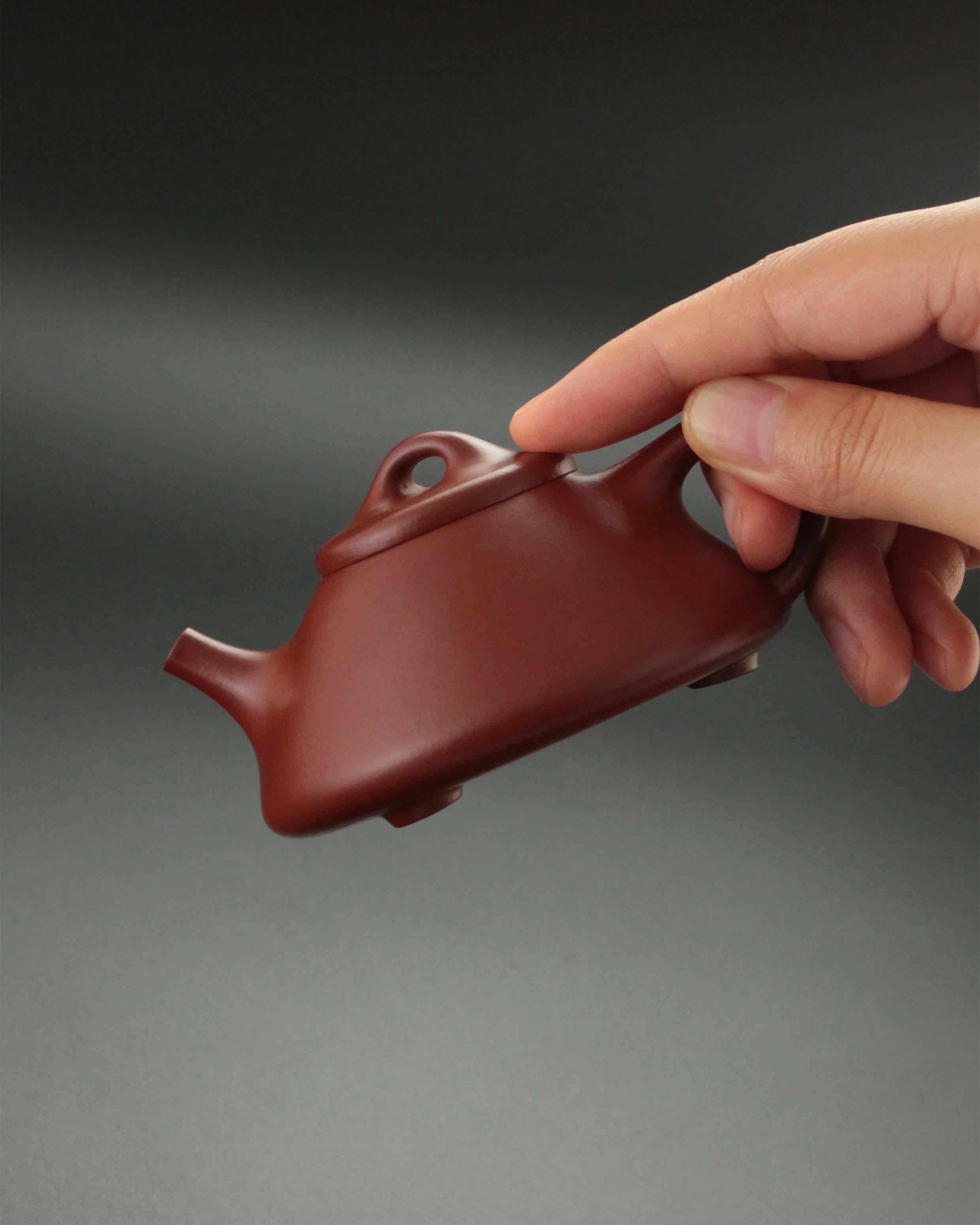 赵庄老朱泥子冶石瓢壶